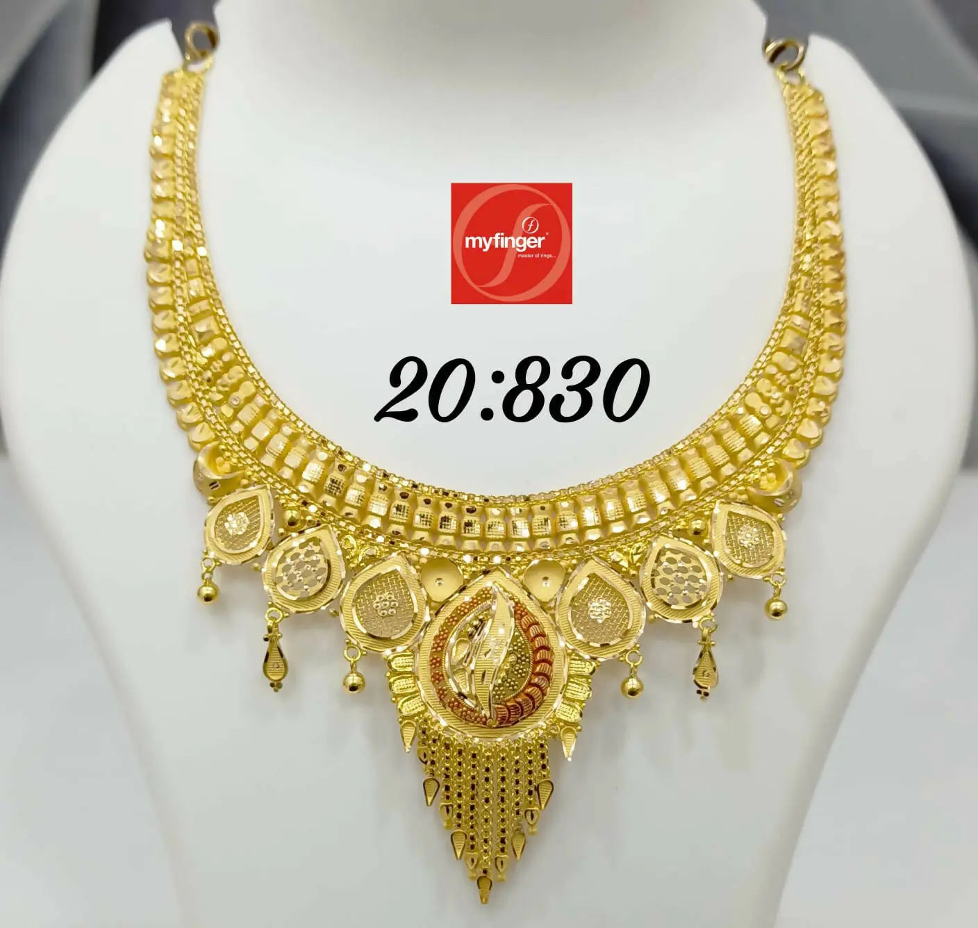 Gold Necklace Sarafa Bazar India