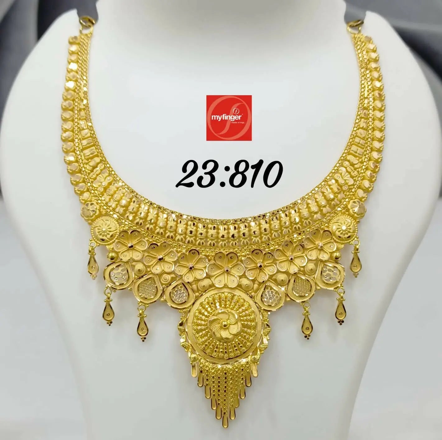 Gold Necklace Sarafa Bazar India