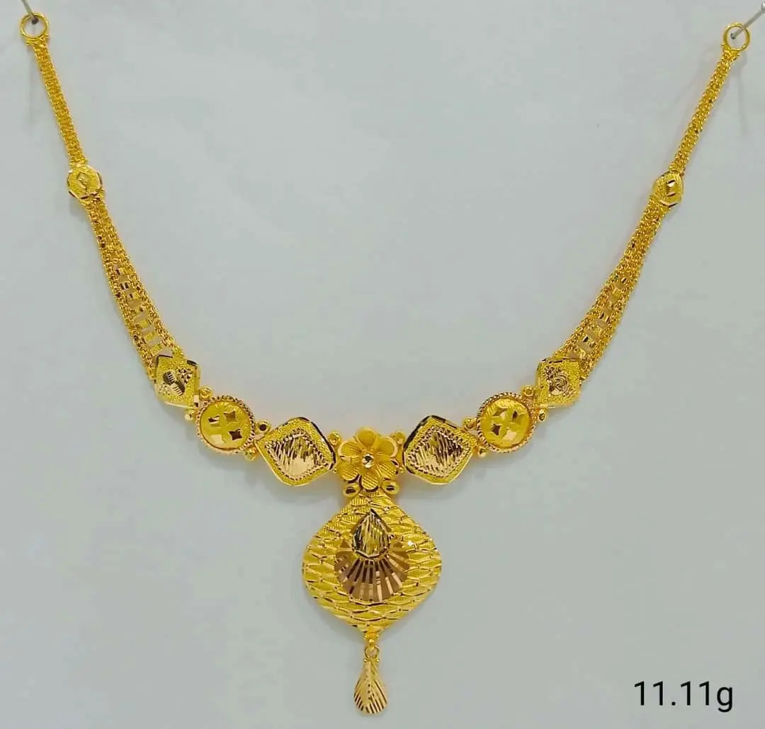 Gold Necklace Sarafa Bazar India