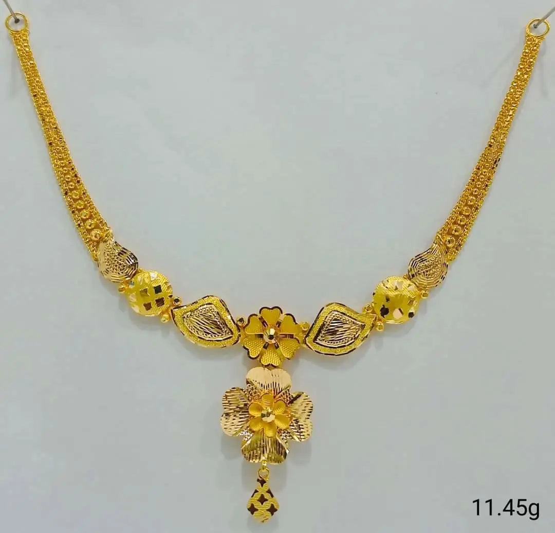 Gold Necklace Sarafa Bazar India