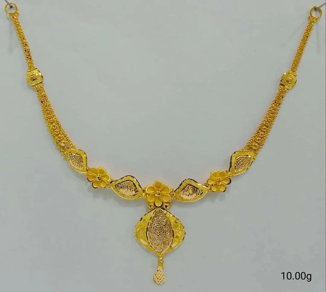 Gold Necklace Sarafa Bazar India