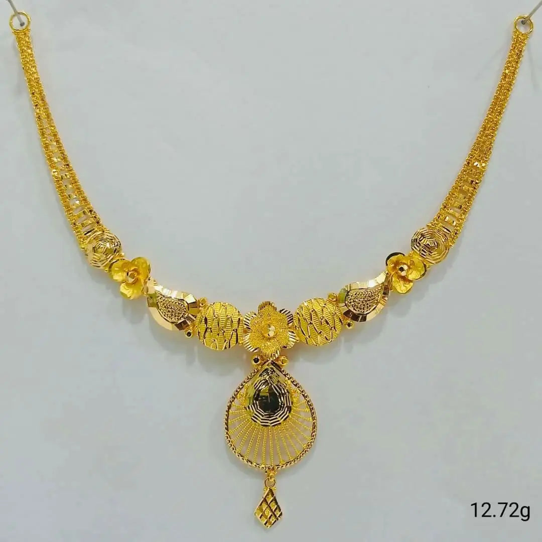 Gold Necklace Sarafa Bazar India