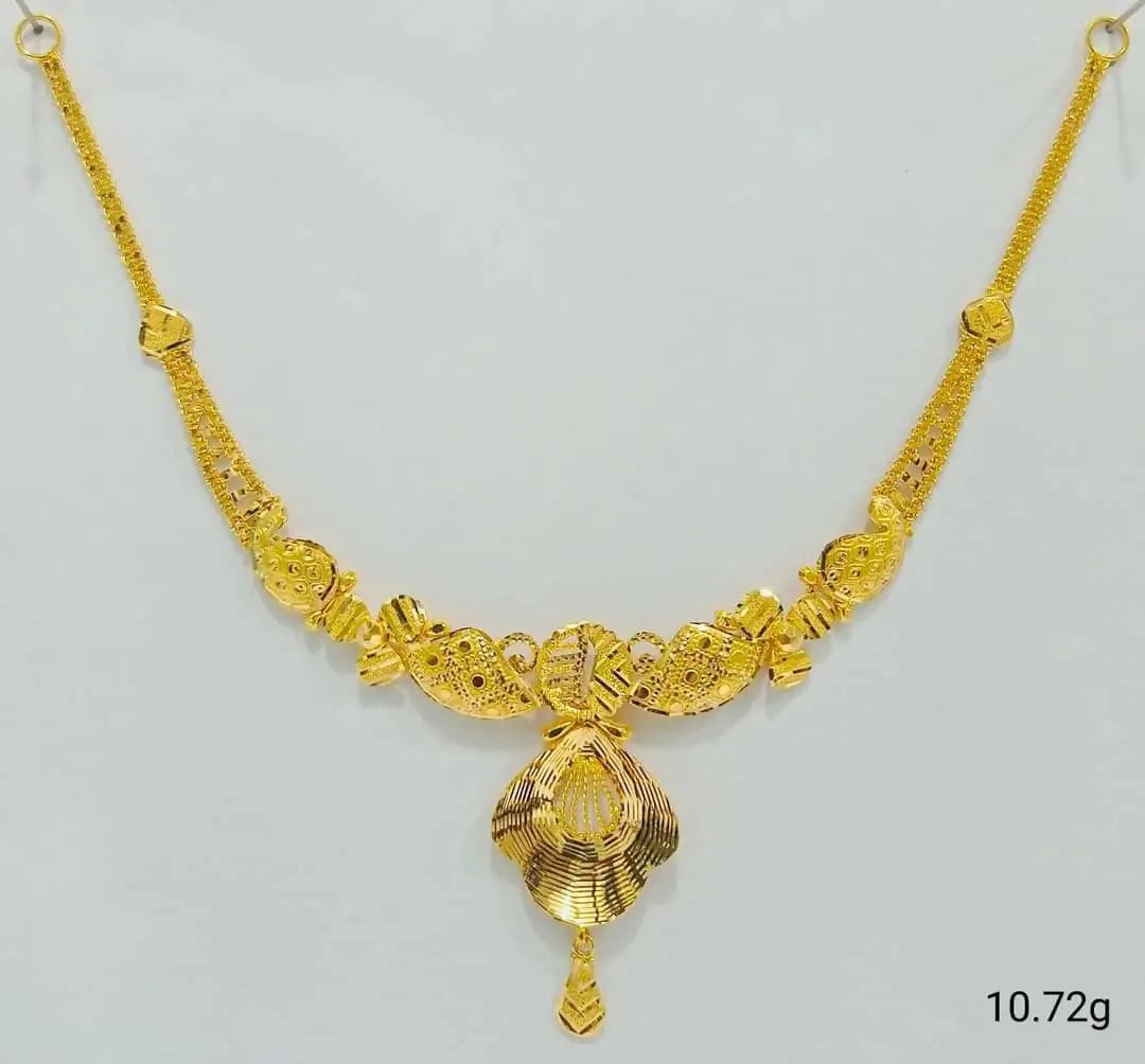 Gold Necklace Sarafa Bazar India