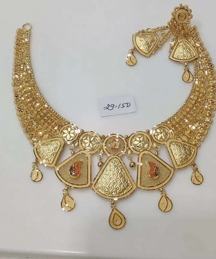 Gold Necklace Sarafa Bazar India