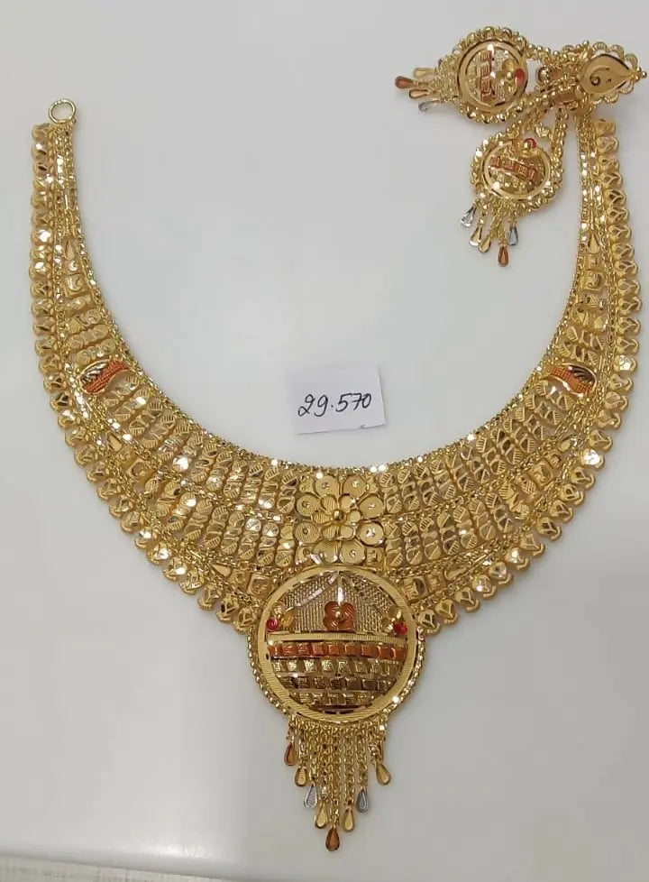 Gold Necklace Sarafa Bazar India