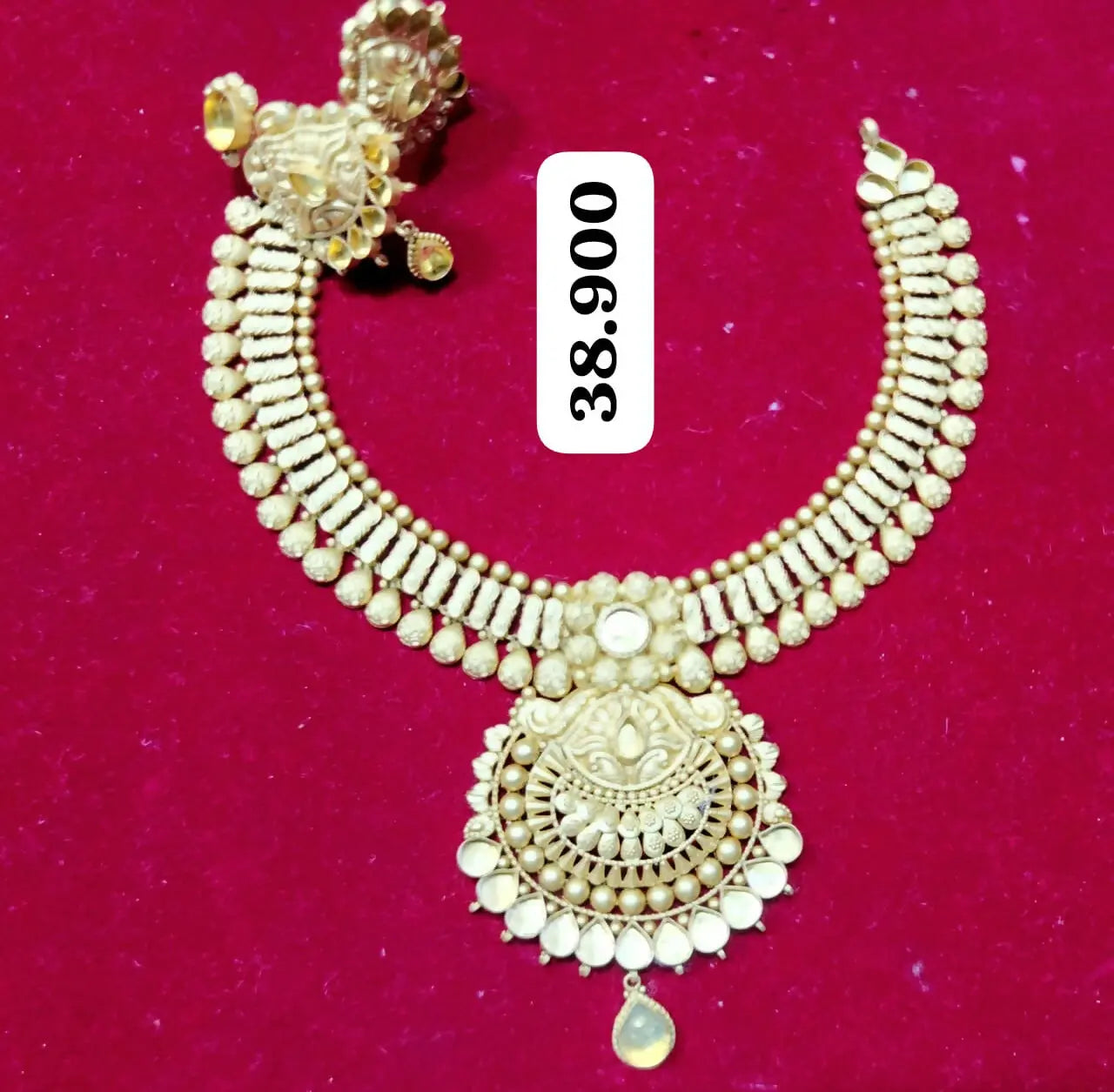 Gold Necklace Sarafa Bazar India