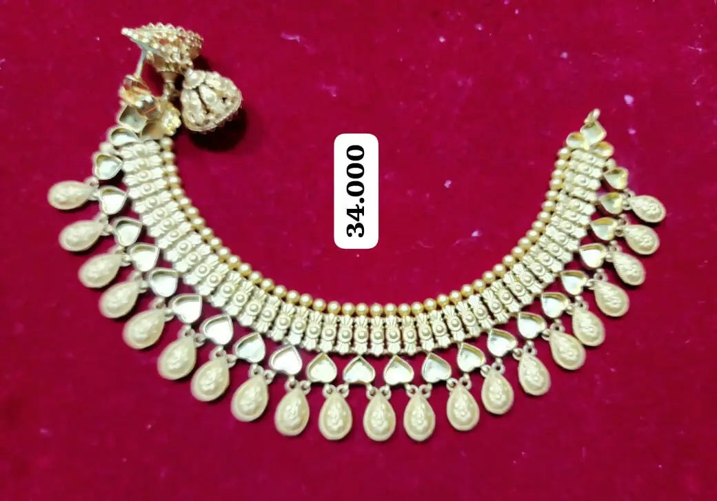 Gold Necklace Sarafa Bazar India