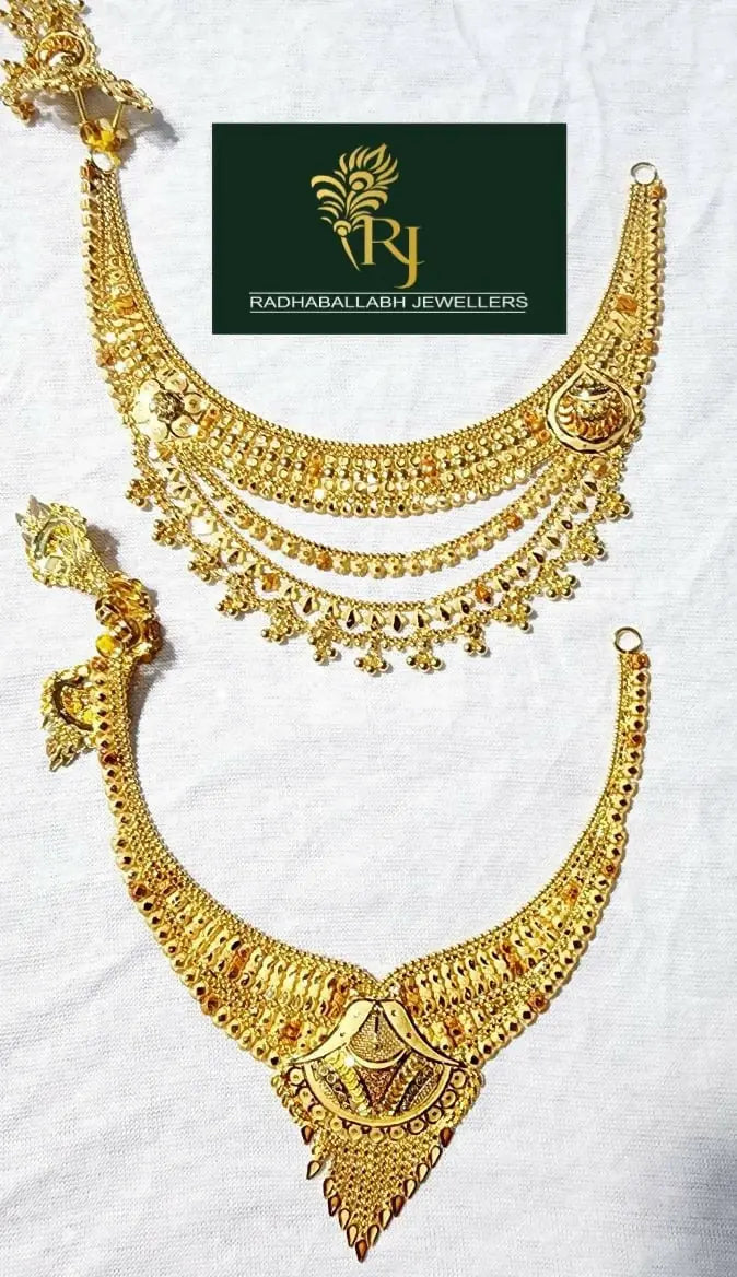 Gold Necklace Sarafa Bazar India