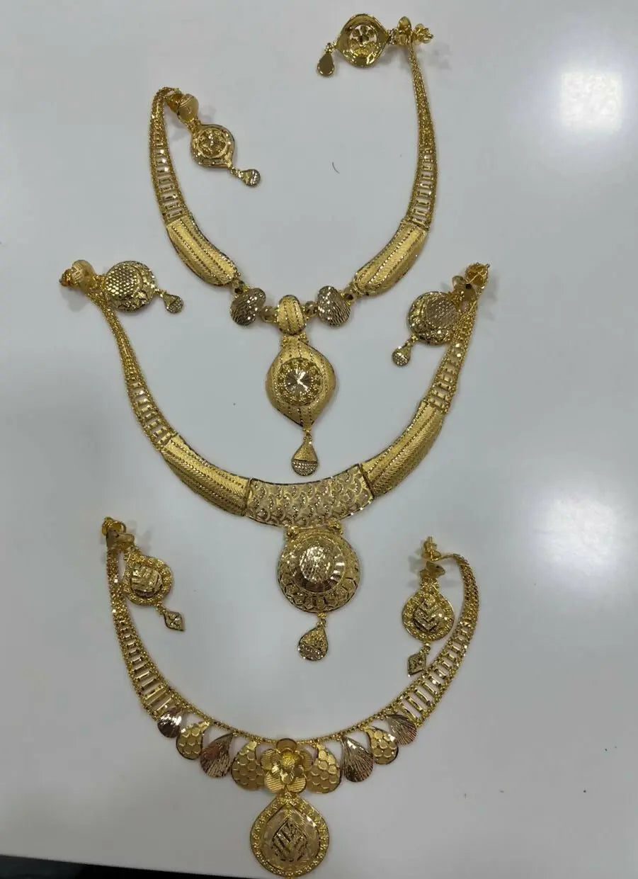 Gold Necklace Sarafa Bazar India