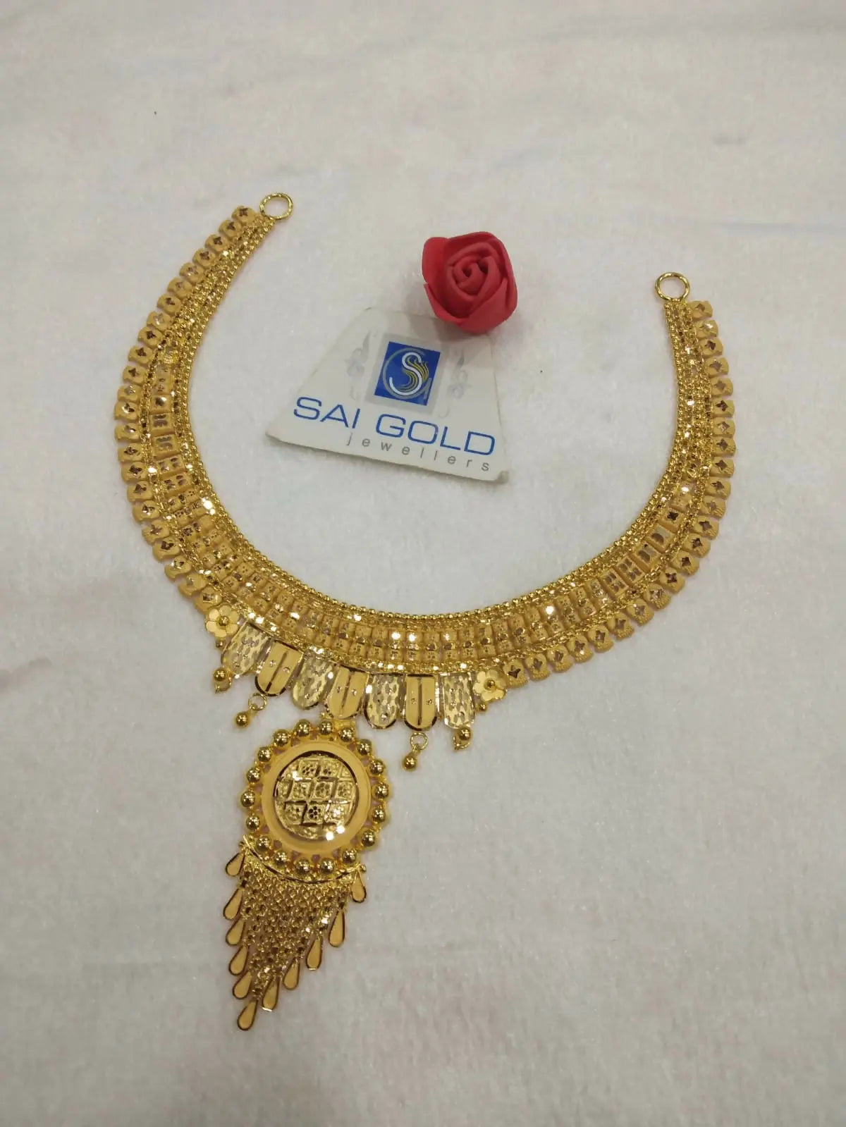 Gold Necklace Sarafa Bazar India