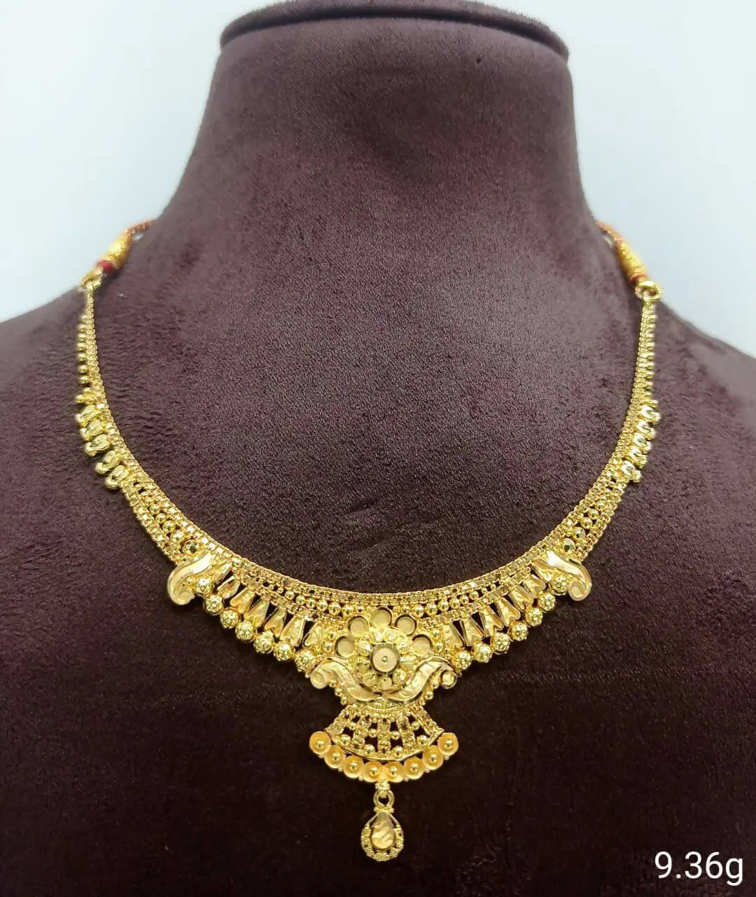 Gold Necklace Sarafa Bazar India