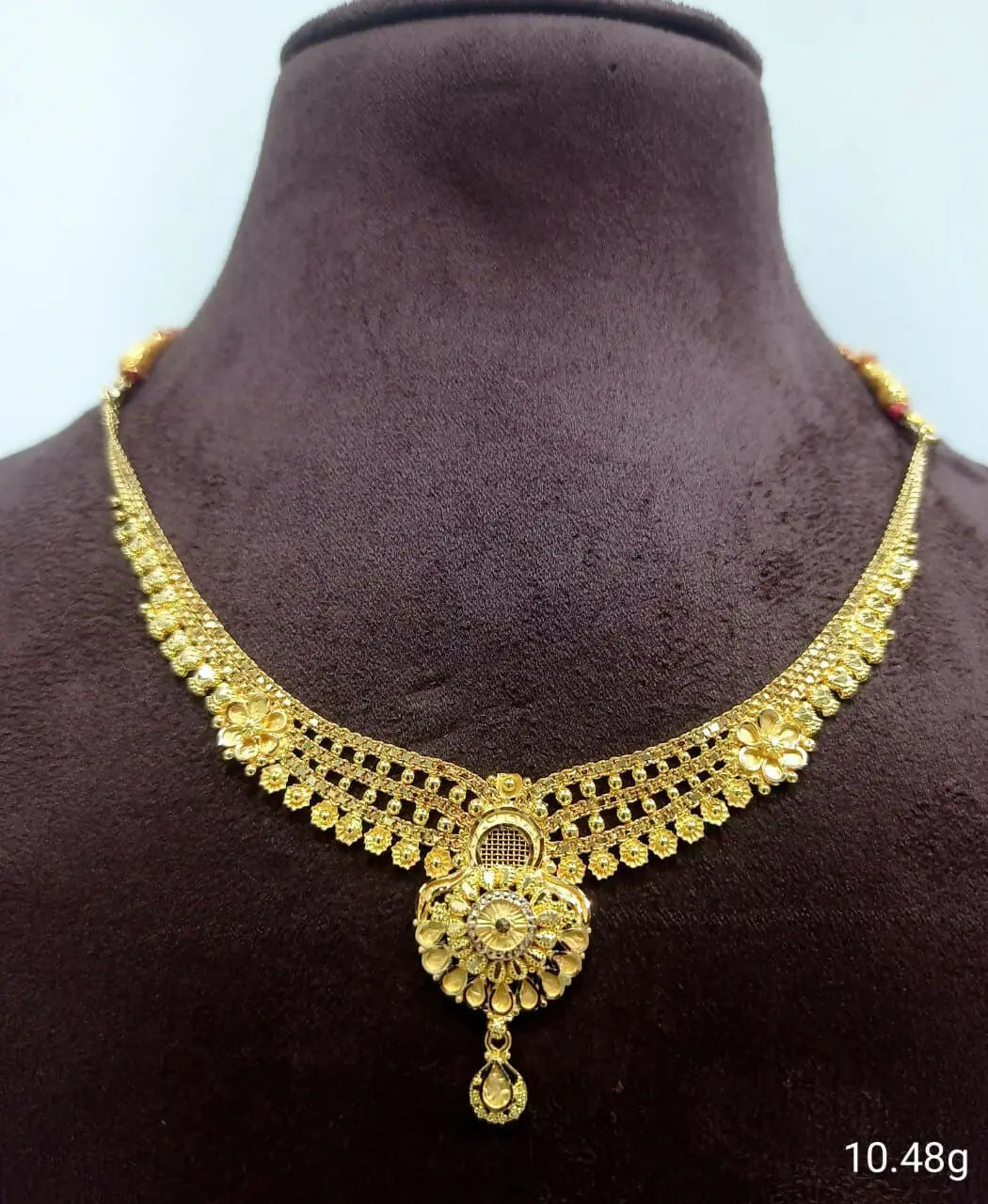 Gold Necklace Sarafa Bazar India