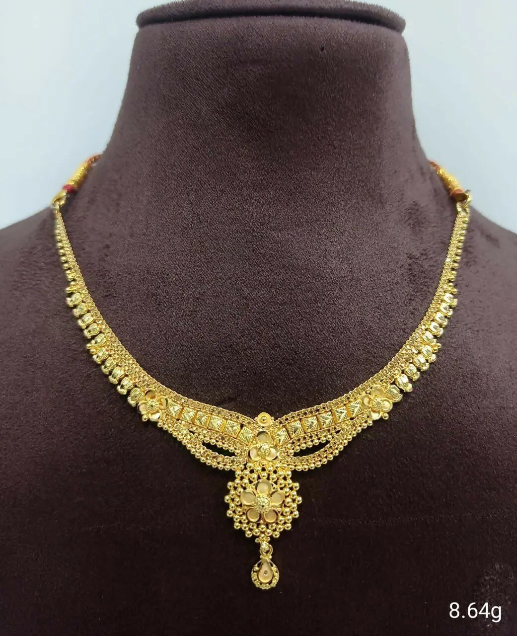 Gold Necklace Sarafa Bazar India