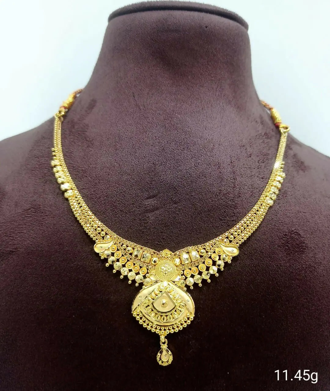 Gold Necklace Sarafa Bazar India