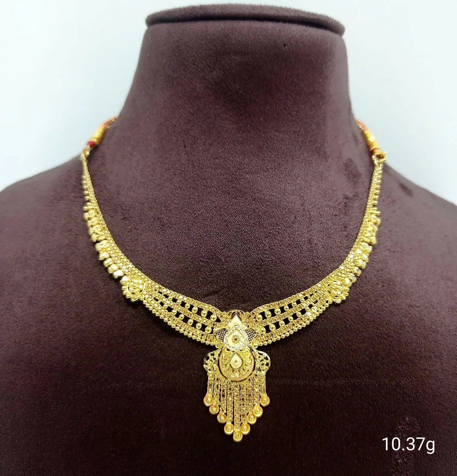 Gold Necklace Sarafa Bazar India