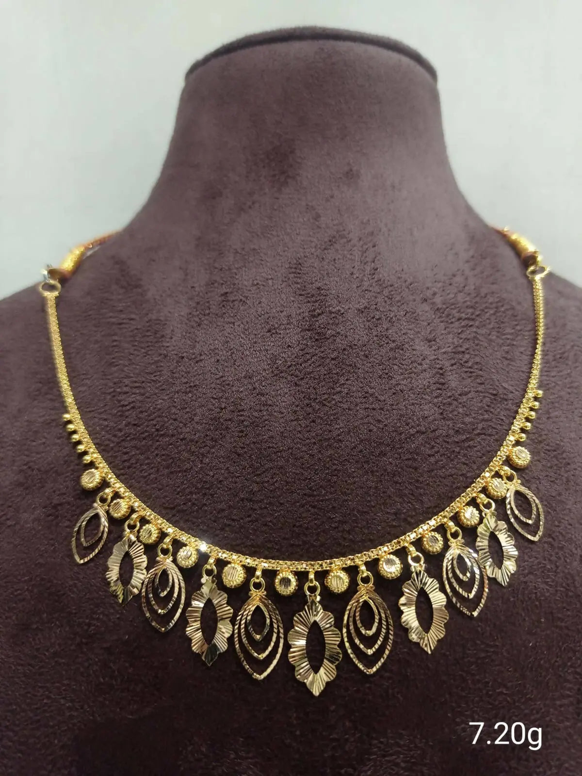 Gold Necklace Sarafa Bazar India