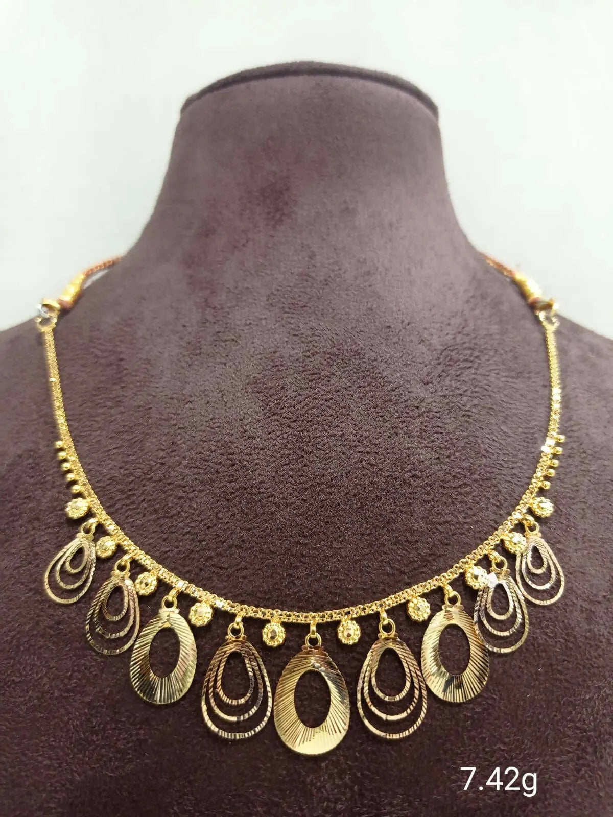 Gold Necklace Sarafa Bazar India