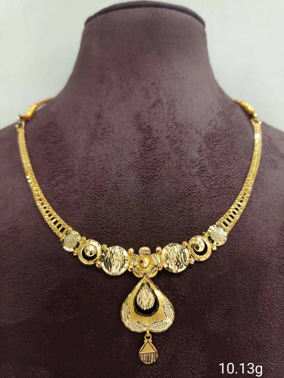 Gold Necklace Sarafa Bazar India