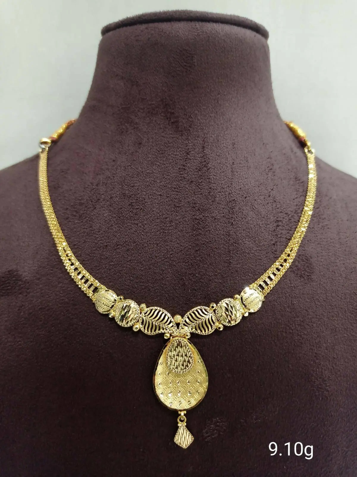 Gold Necklace Sarafa Bazar India