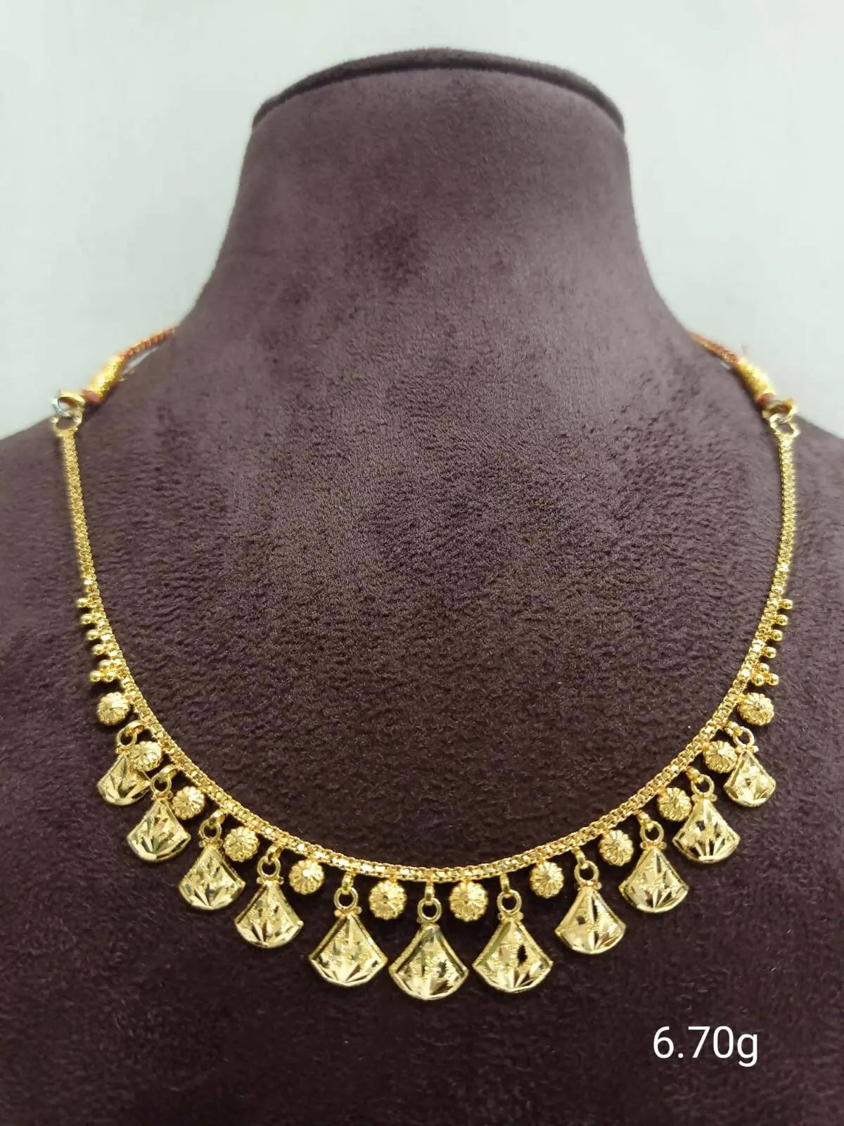 Gold Necklace Sarafa Bazar India