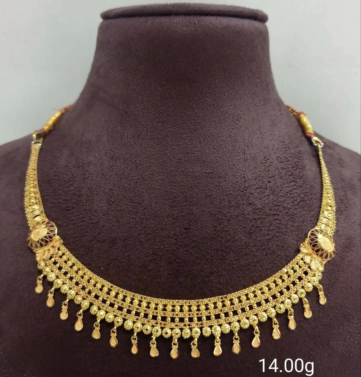 Gold Necklace Sarafa Bazar India