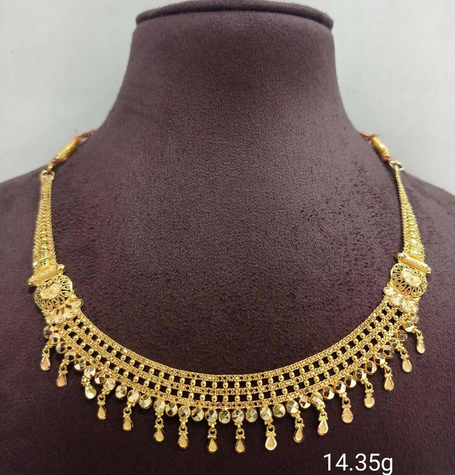 Gold Necklace Sarafa Bazar India