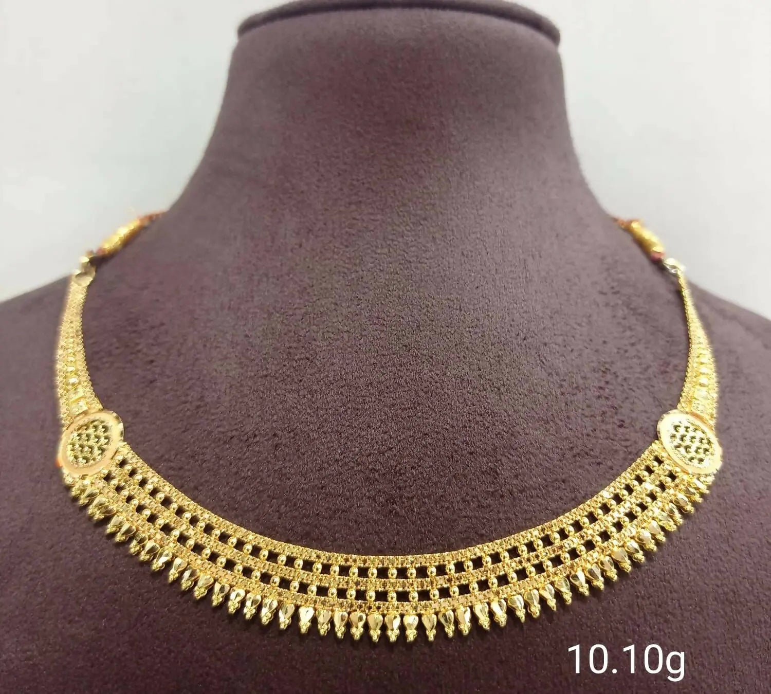 Gold Necklace Sarafa Bazar India