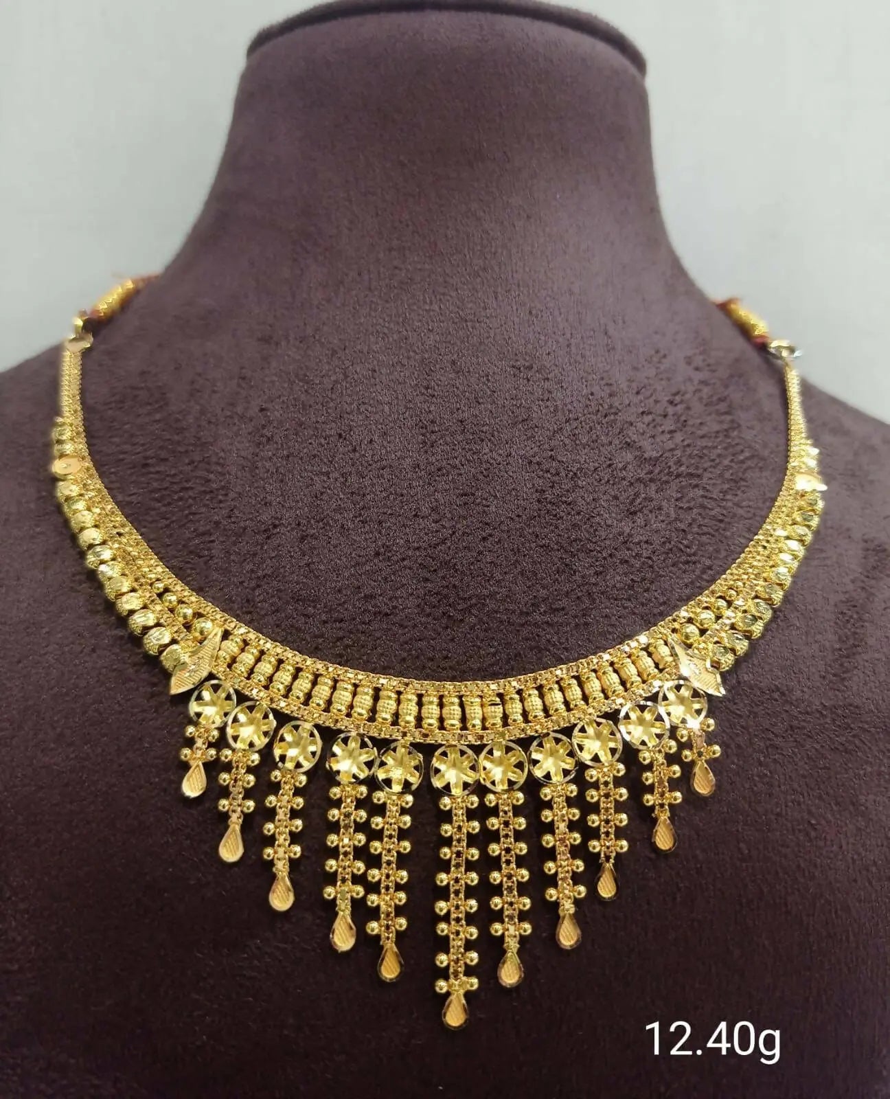 Gold Necklace Sarafa Bazar India