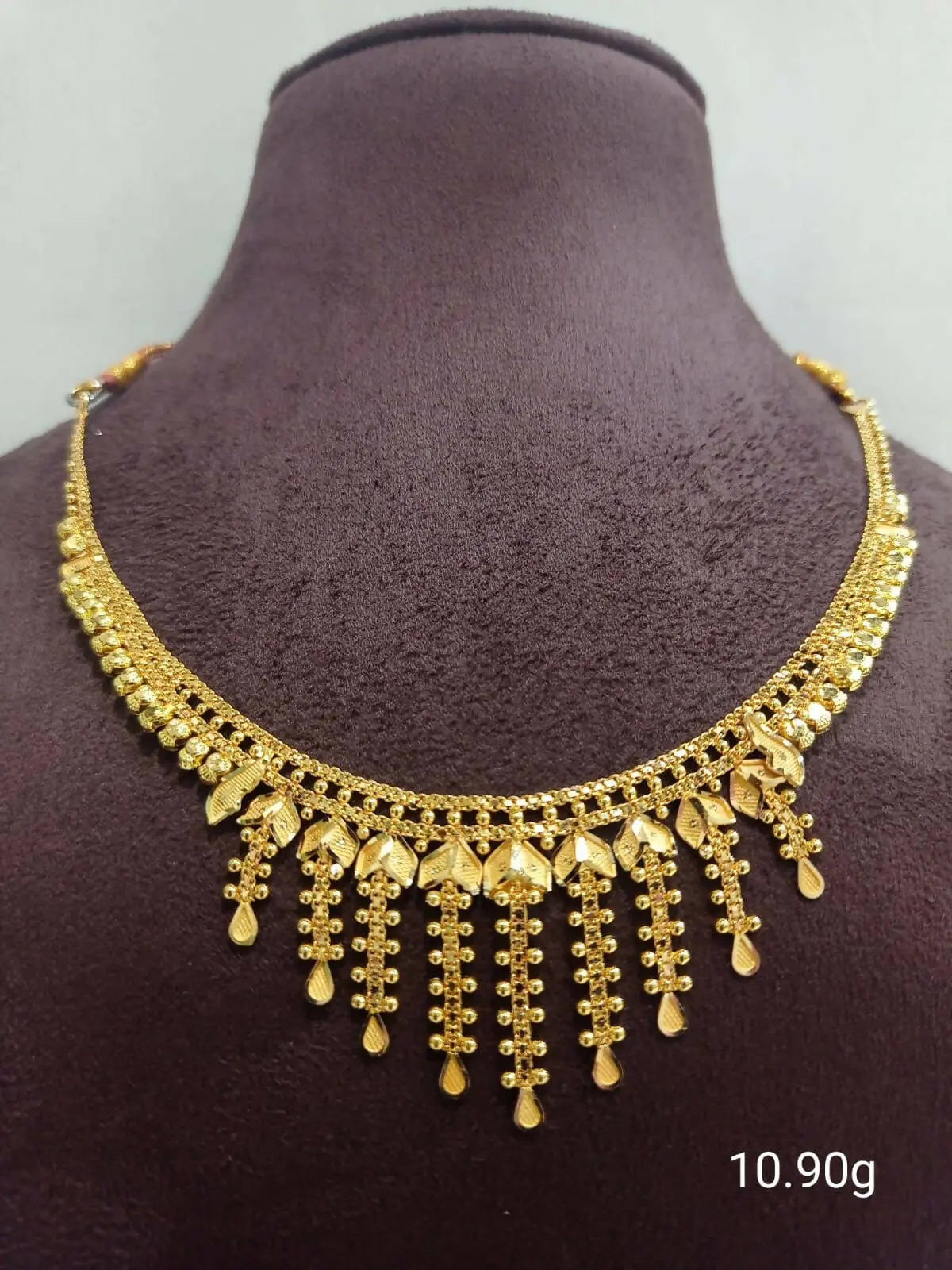 Gold Necklace Sarafa Bazar India