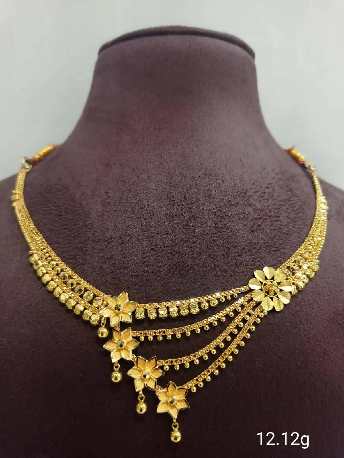 Gold Necklace Sarafa Bazar India