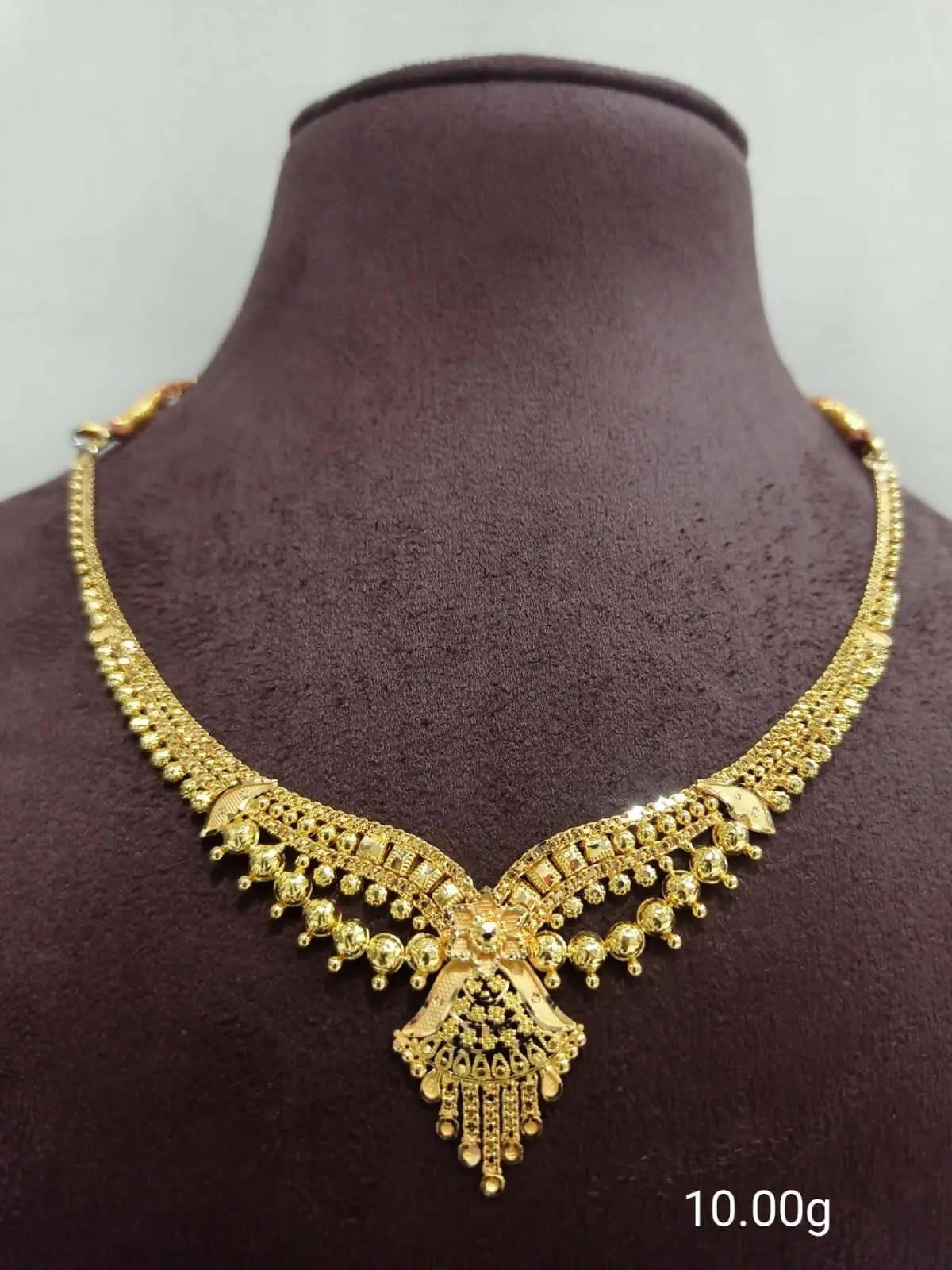 Gold Necklace Sarafa Bazar India