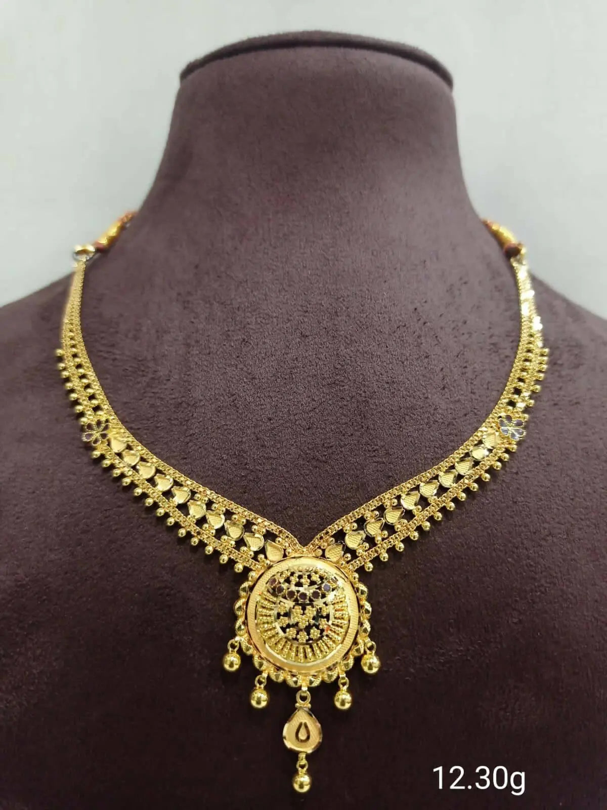 Gold Necklace Sarafa Bazar India