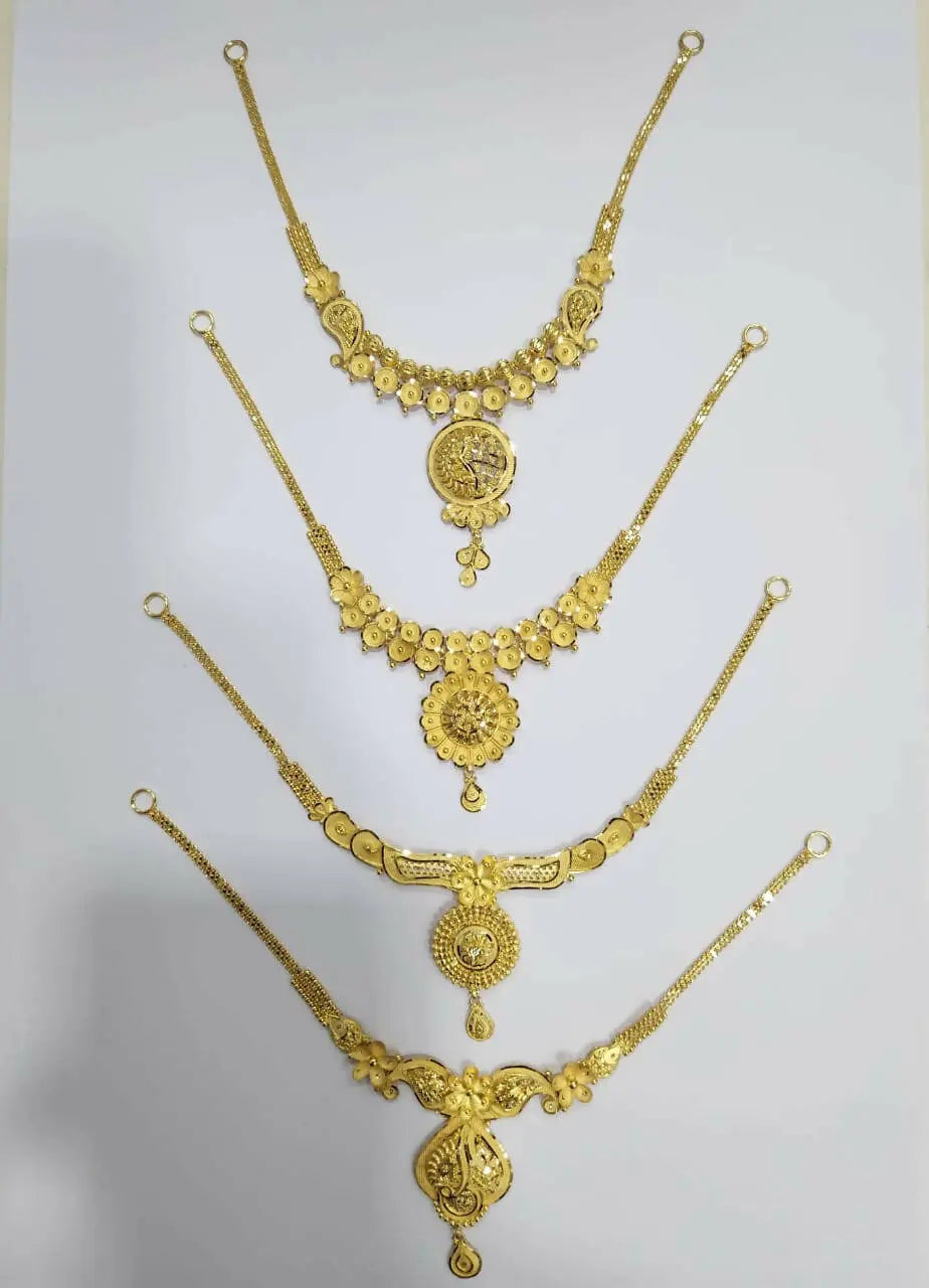 Gold Necklace Sarafa Bazar India