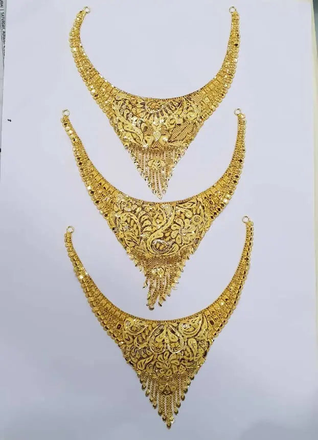 Gold Necklace Sarafa Bazar India