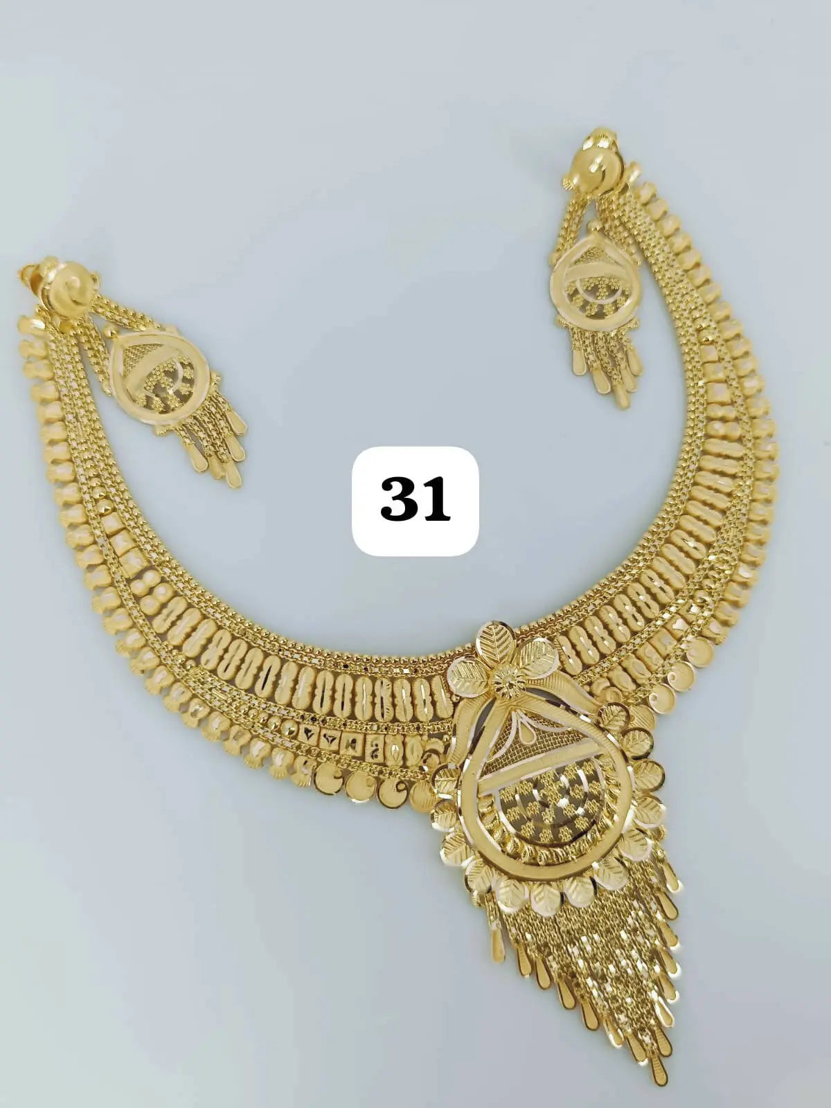 Gold Necklace Sarafa Bazar India