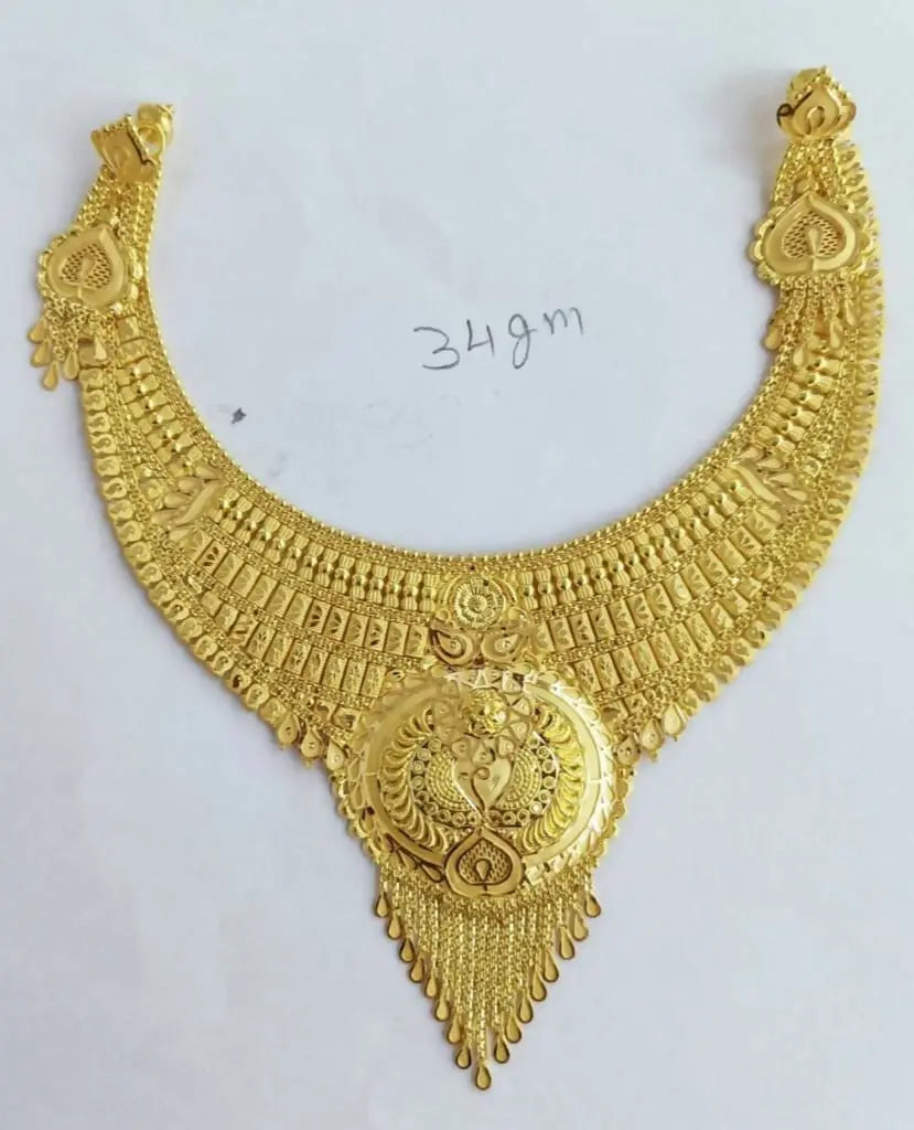 Gold Necklace Sarafa Bazar India