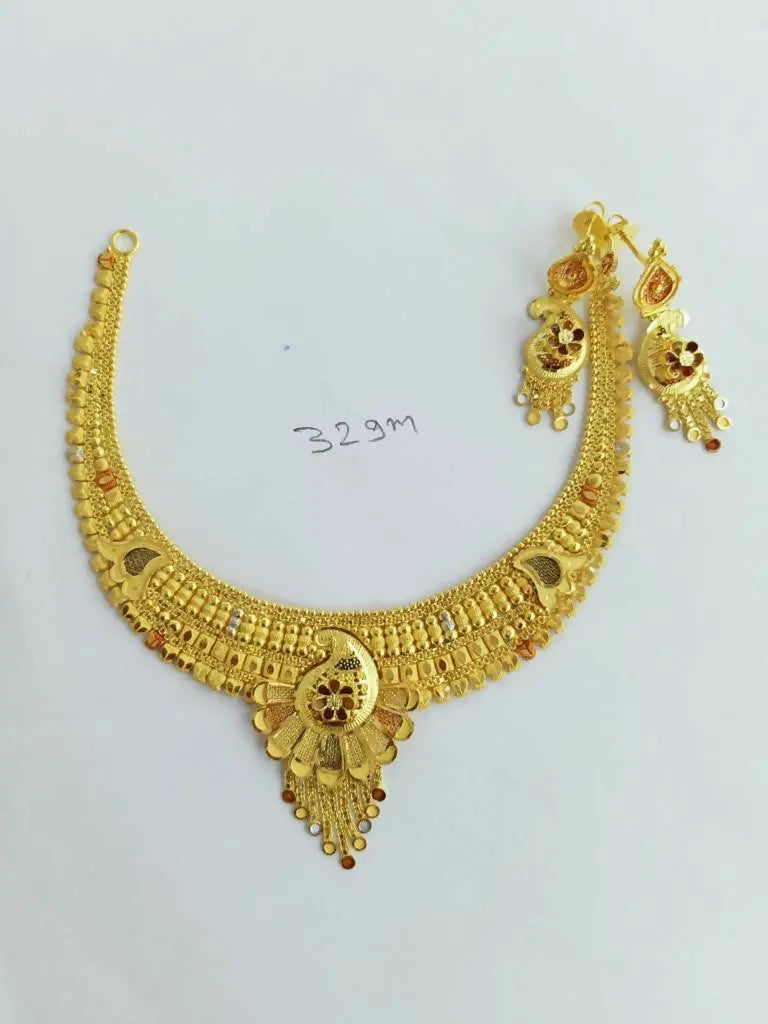 Gold Necklace Sarafa Bazar India