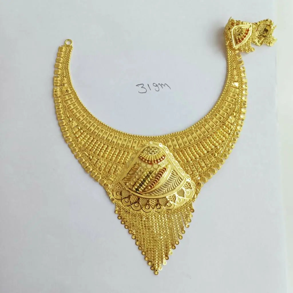 Gold Necklace Sarafa Bazar India