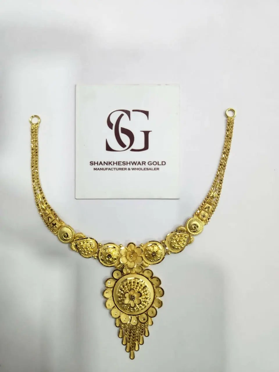 Gold Necklace Sarafa Bazar India