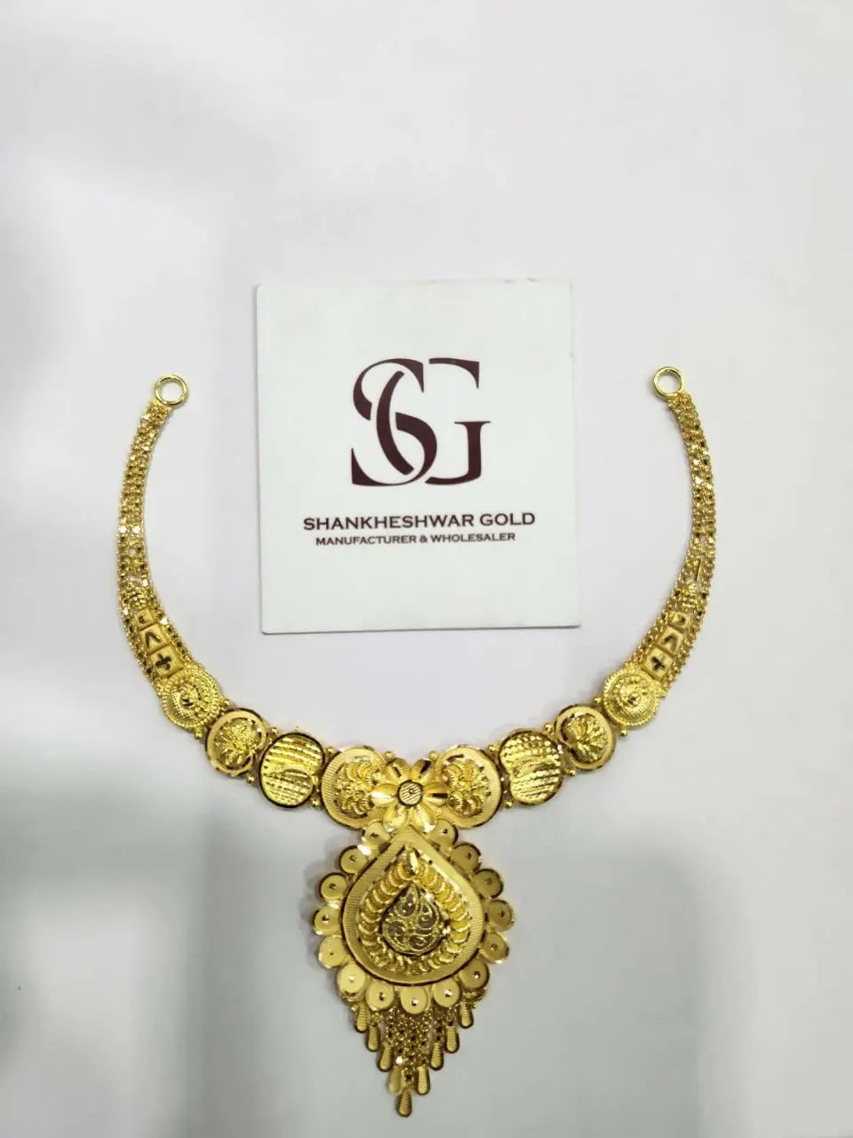 Gold Necklace Sarafa Bazar India