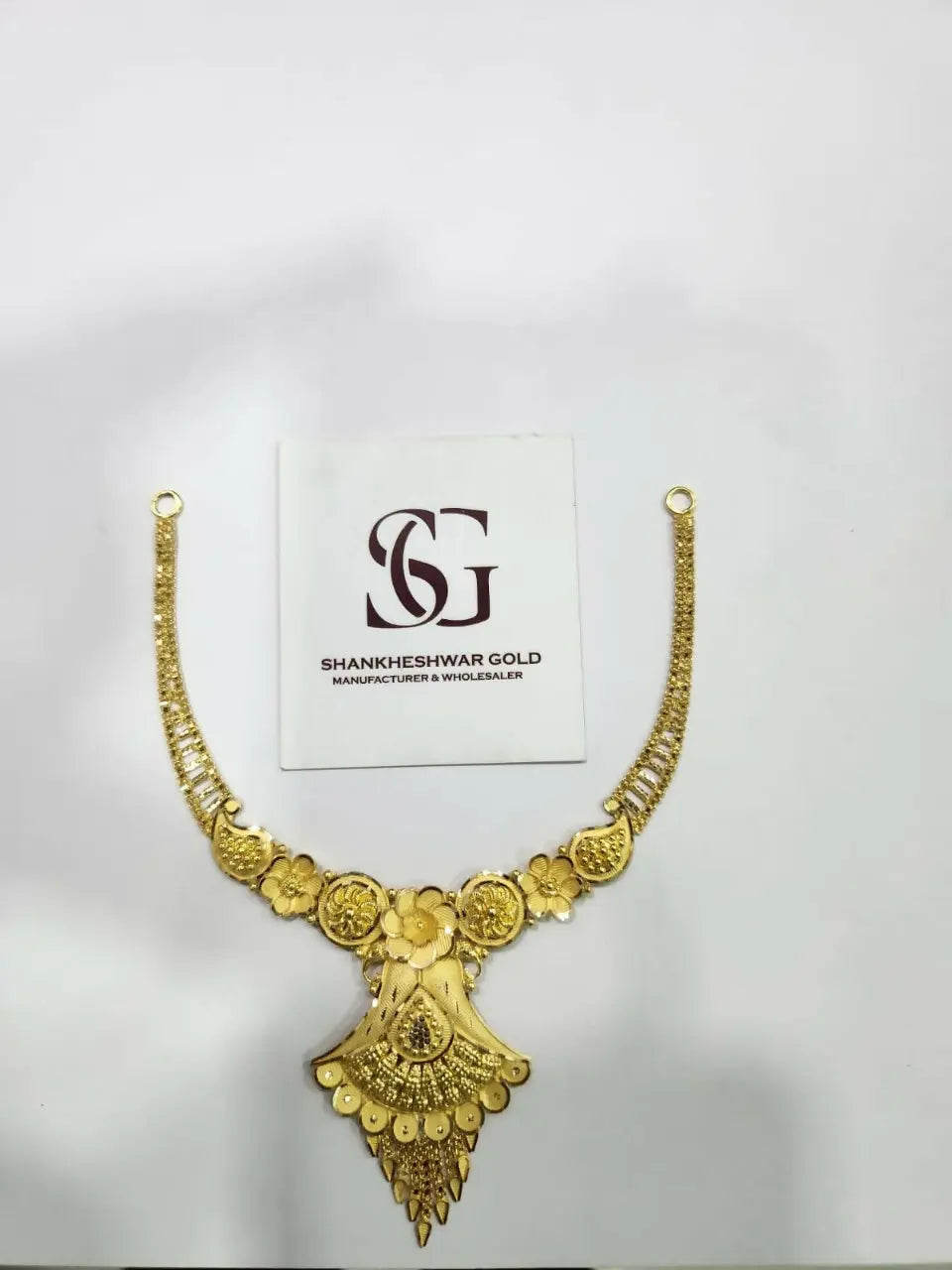 Gold Necklace Sarafa Bazar India