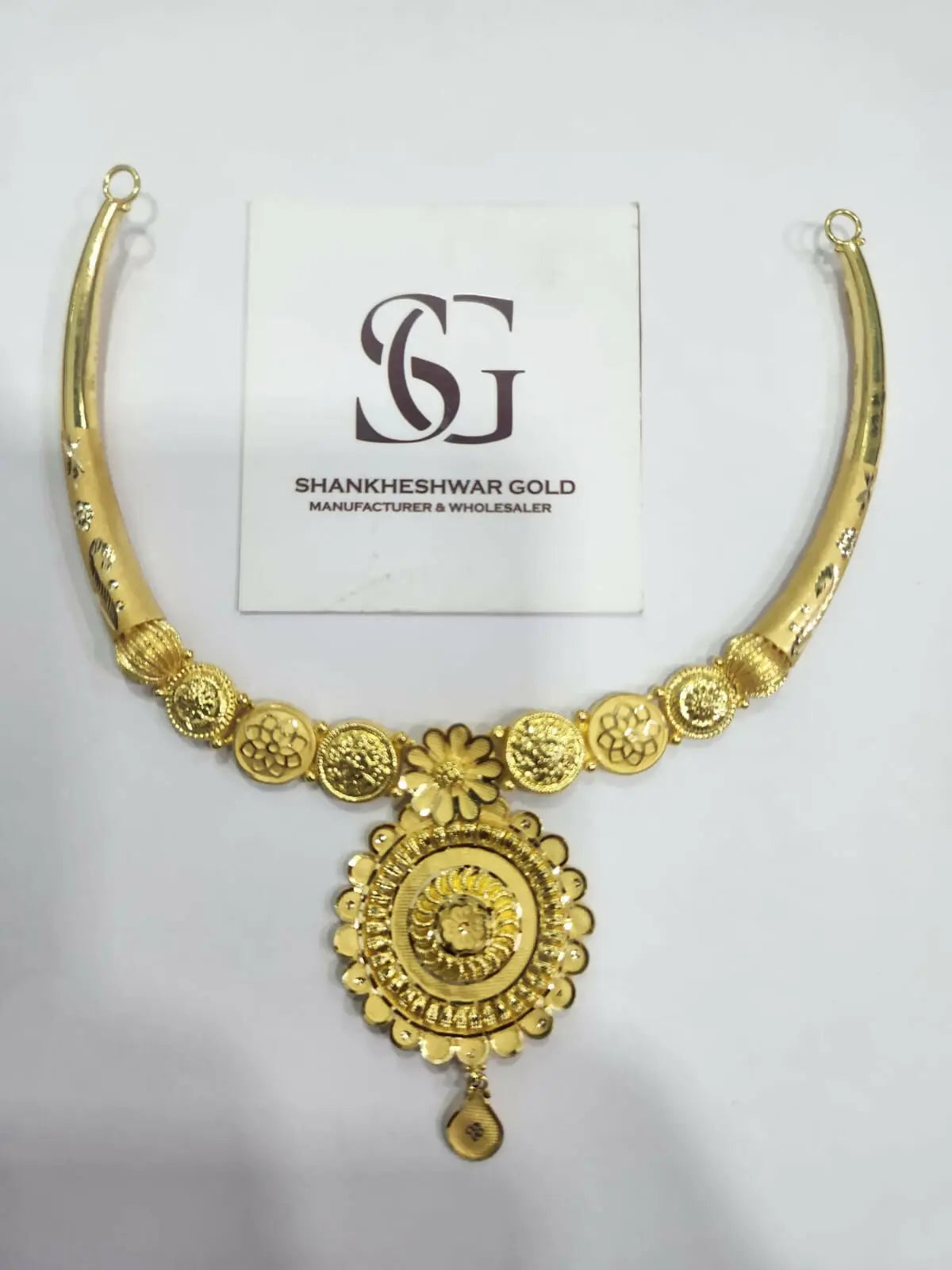 Gold Necklace Sarafa Bazar India