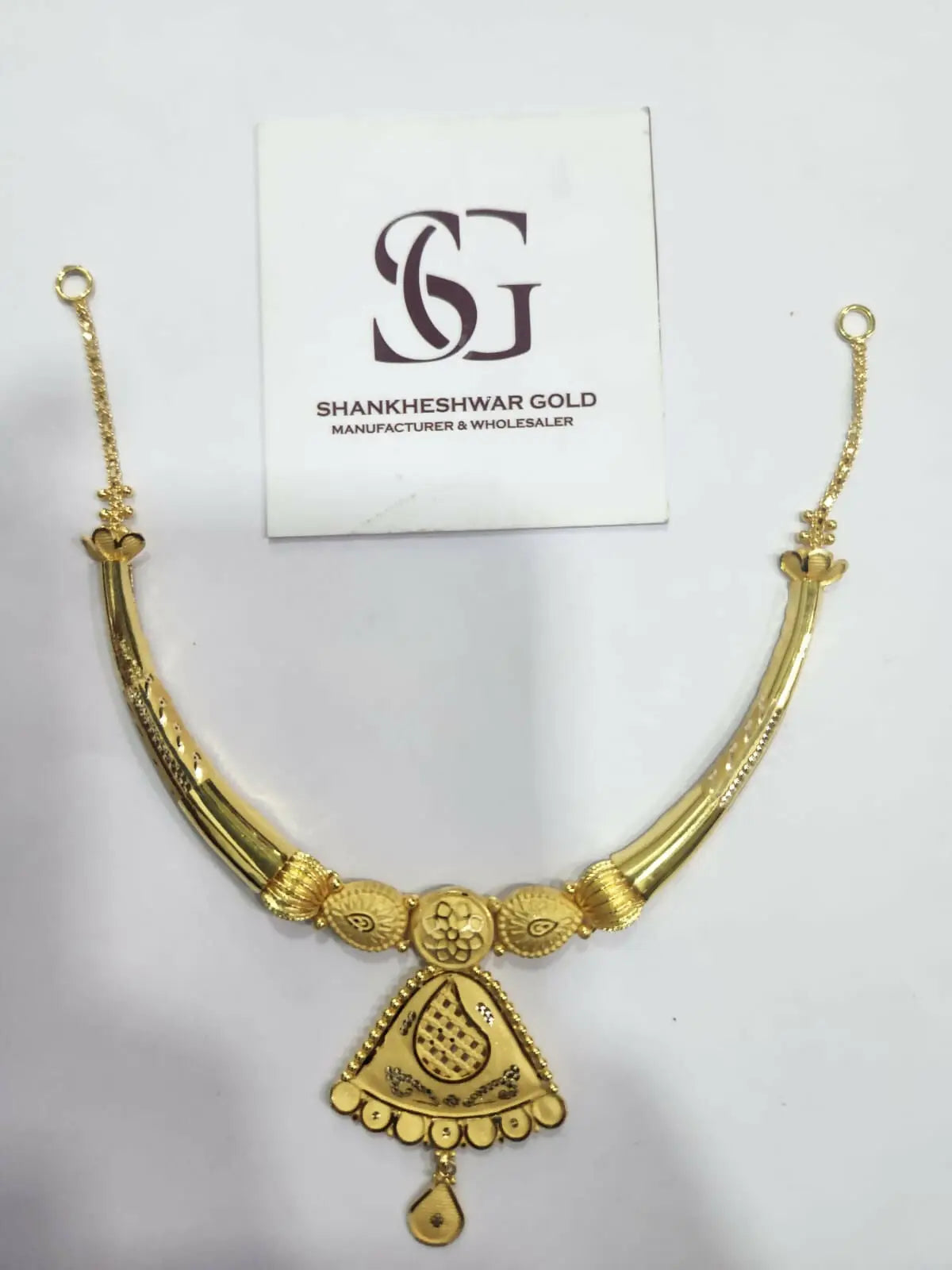 Gold Necklace Sarafa Bazar India