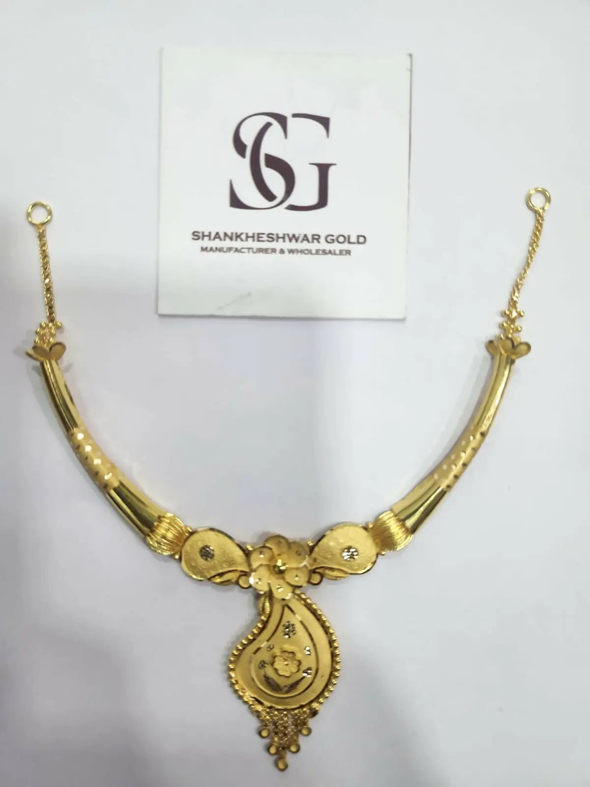 Gold Necklace Sarafa Bazar India