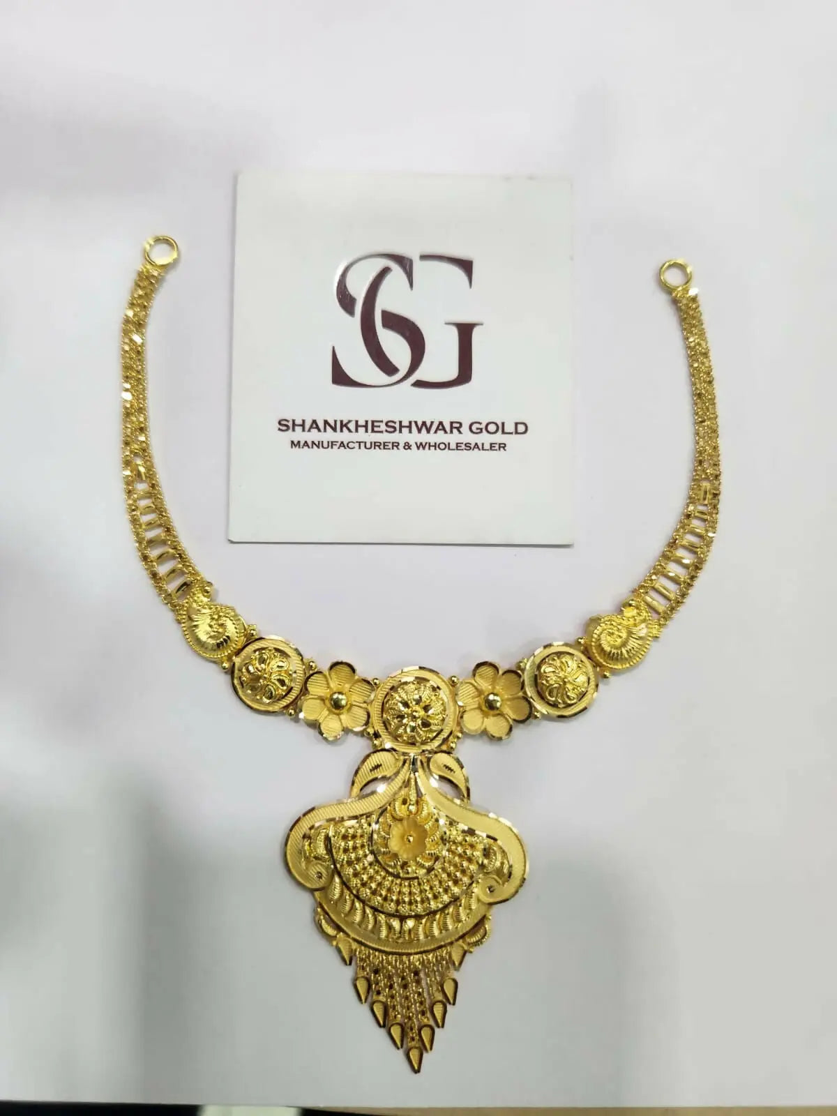 Gold Necklace Sarafa Bazar India