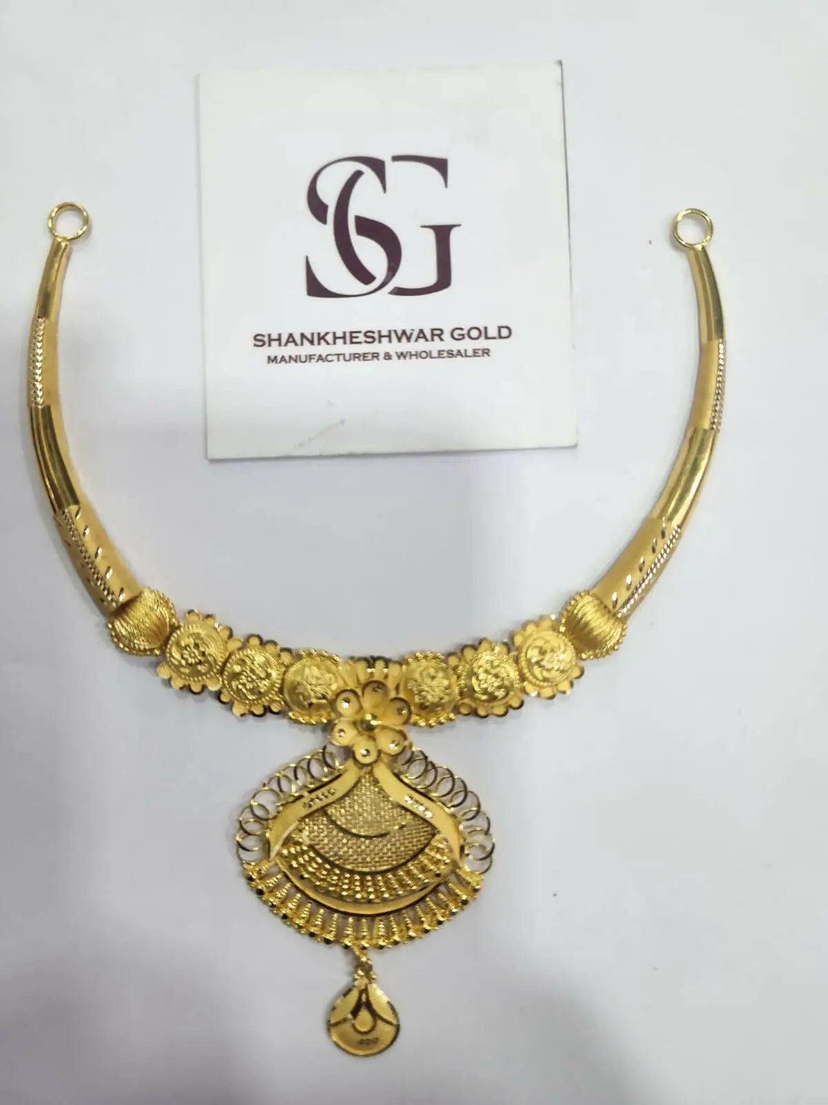 Gold Necklace Sarafa Bazar India