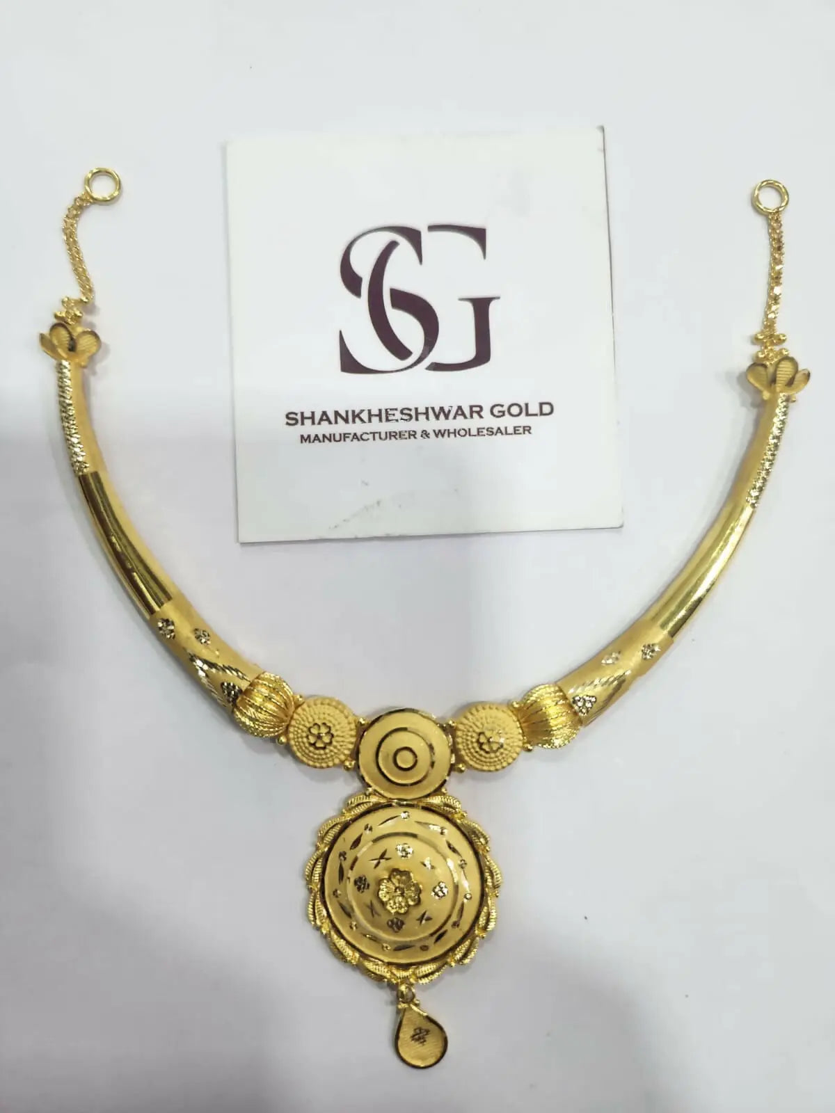 Gold Necklace Sarafa Bazar India