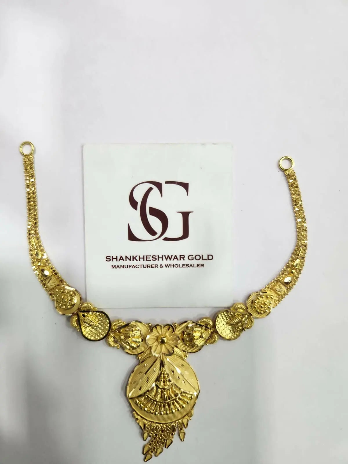 Gold Necklace Sarafa Bazar India