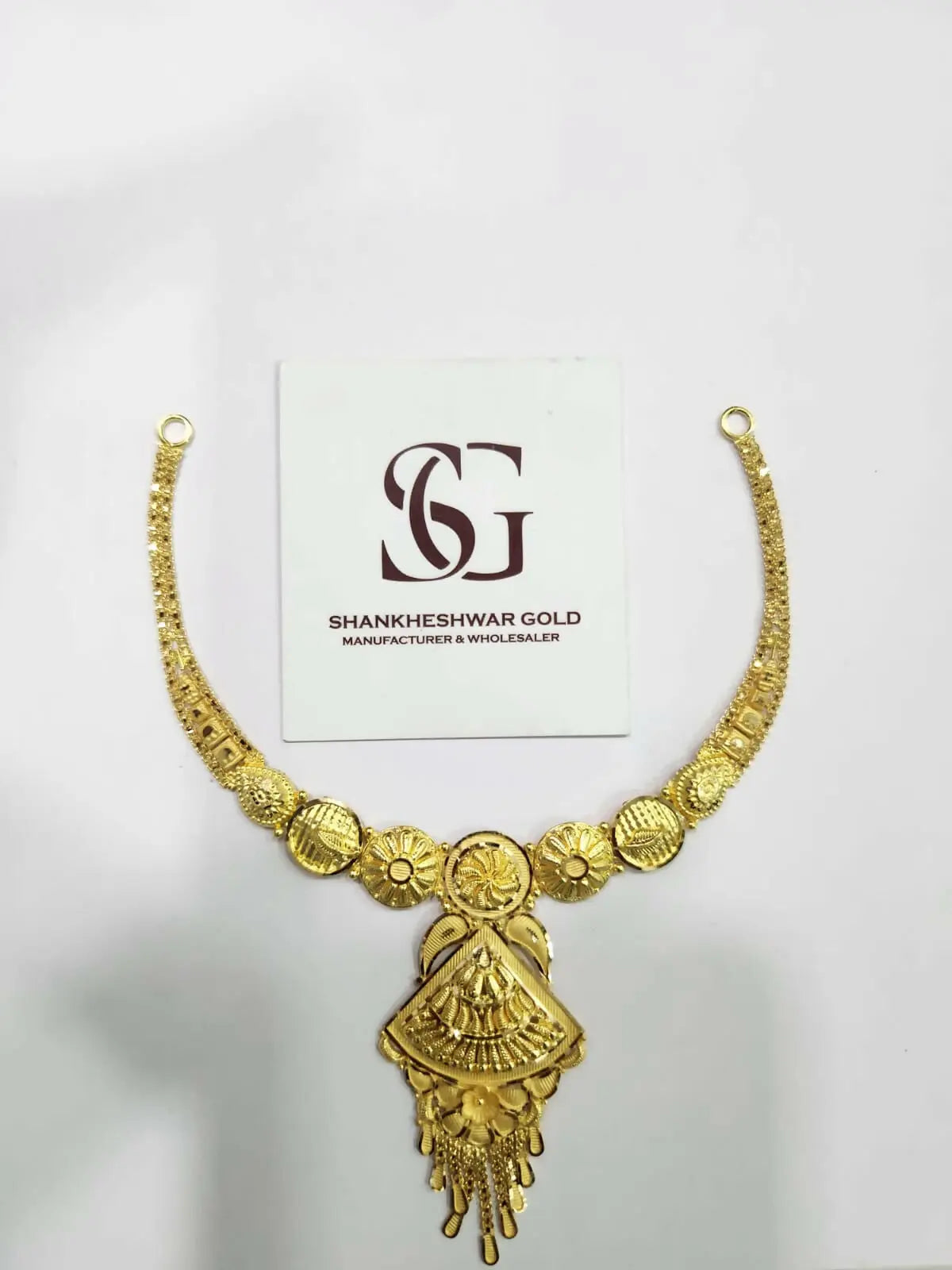 Gold Necklace Sarafa Bazar India