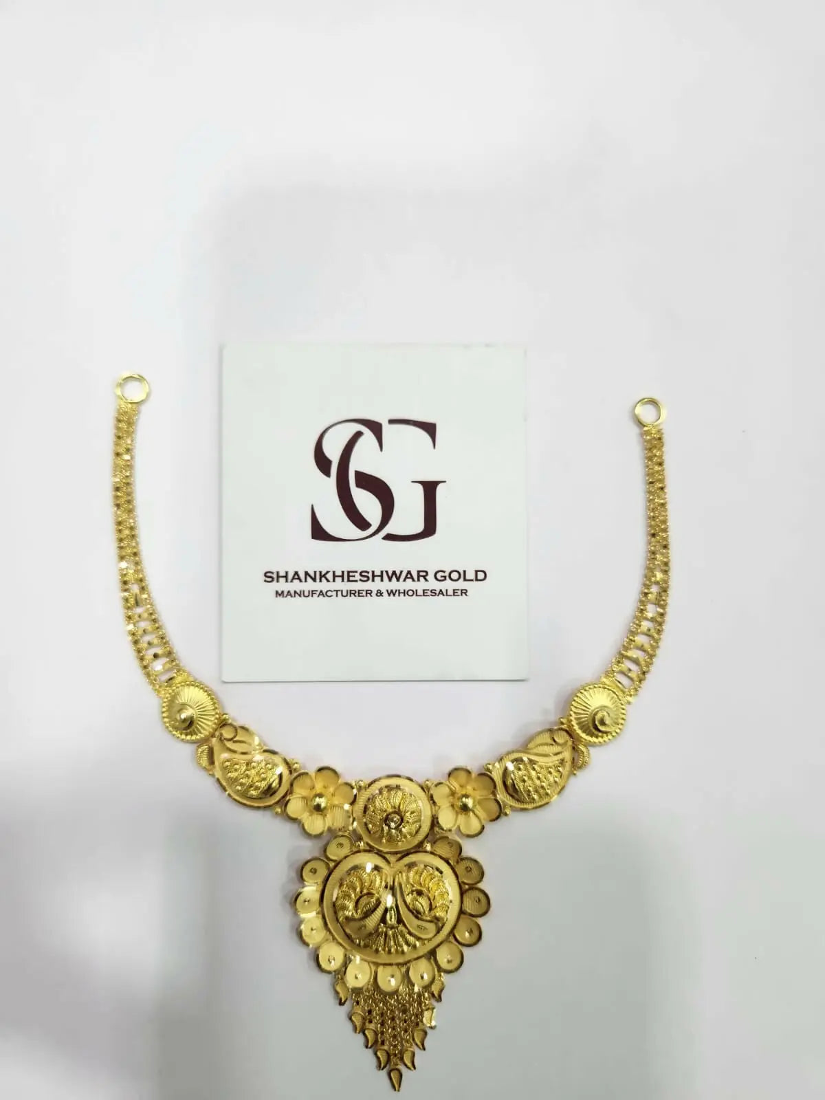 Gold Necklace Sarafa Bazar India